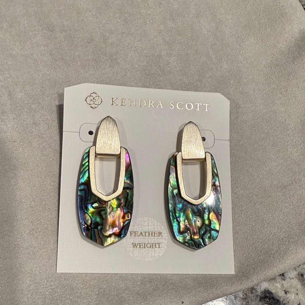 Kendra Scott Multicolor & Gold Earrings